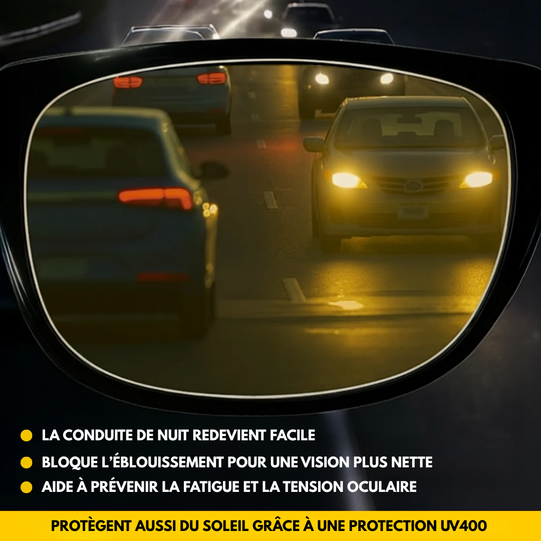 Noctis™ :  Lunettes de conduite de nuit - Dites adieu aux phares agressifs