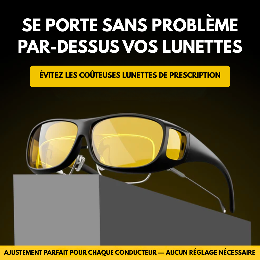 Noctis™ :  Lunettes de conduite de nuit - Dites adieu aux phares agressifs
