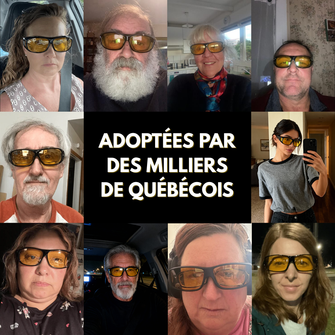 Noctis™ :  Lunettes de conduite de nuit - Dites adieu aux phares agressifs